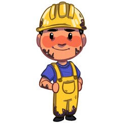 Fototapeta premium Labor day Builder