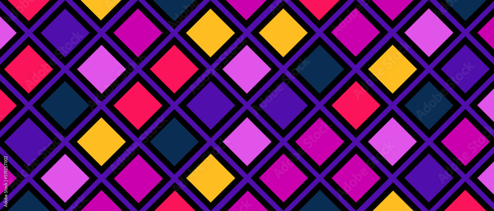 Poster abstract multicolored squares texture on background. vector eps 10