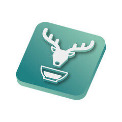 녹용한약 한의학치료 3d 아이콘