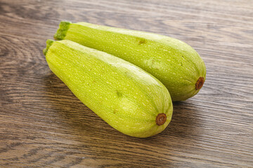Two Young zucchini for cooking