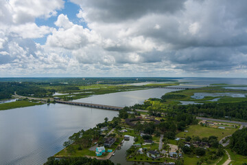Eastern Shore of Mobile Bay in July 