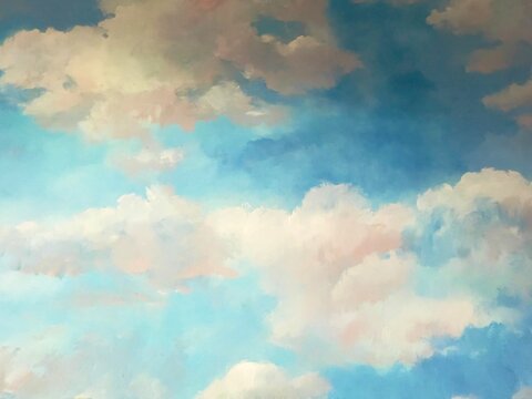 Blue and white abstract background and texture