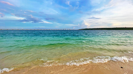 東洋一の美しさ 与那覇前浜ビーチ 宮古島 沖縄の海	
