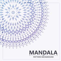 soft color mandala style background