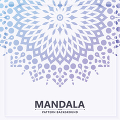 soft color mandala style background