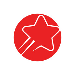 Star icon Template vector illustration design
