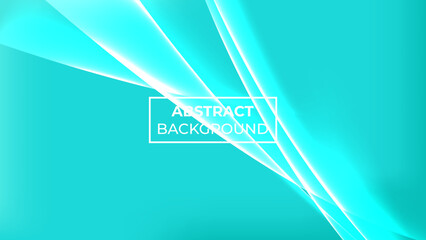 Abstract background teal color with white lines overlapping each other downwards, easy to edit
