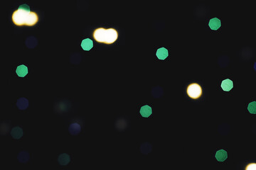 multicolored festive lights on a black background screensaver backdrop