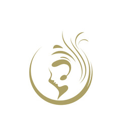 Fototapeta na wymiar face beauty logo