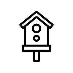 birdhouse icon illustration vector graphic
