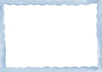 雲をモチーフにしたフレーム素材