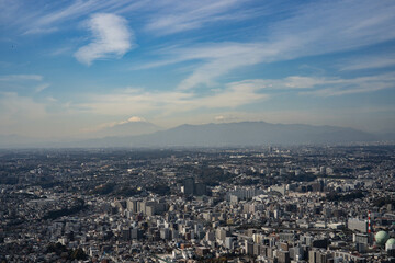 View from Japan overlooking Mount Fuji