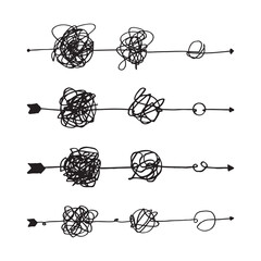 set of elements for design