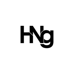 hng letter original monogram logo design