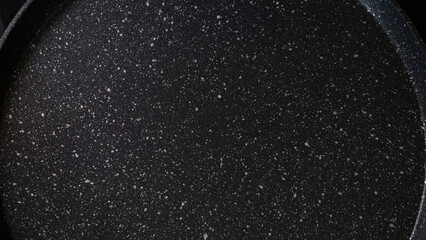 Modern frying pan with non stick surface