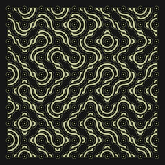 Obraz premium Color truchet tiling connections illustration