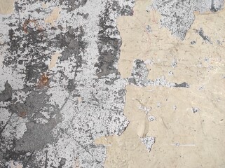 Betonwand Textur Hintergrund. Weißer Beton Textur Hintergrund aus natürlichem Zement oder Stein alte Textur als Retro-Musterwand. Wird zum Platzieren von Bannern auf Betonwänden verwendet. Grunge weißer und grauer Zement