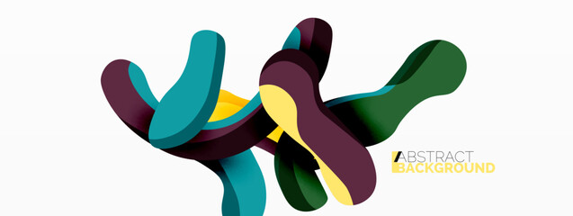 Creative geometric wallpaper. Splash liquid wave fluid shapes background. Techno business template for wallpaper, banner, background or landing