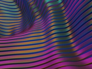 Colorful abstract background.. Wavy stripes design template