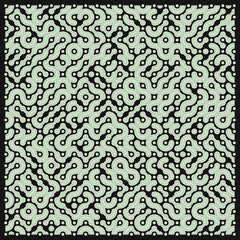 Color truchet tiling connections illustration