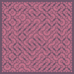 Color truchet tiling connections illustration