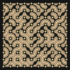 Color truchet tiling connections illustration