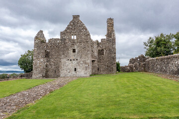 The beautiful Tully Castle by Enniskillen, County Fermanagh in Northern Ireland