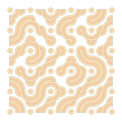 Color truchet tiling connections illustration