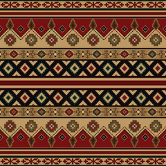 Abstract African art figure collection. ethnic shape. Geometric print ethnic ornaments with triangles and seamless stripes.