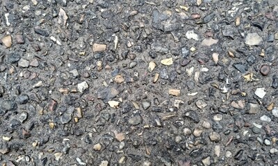 Abstract background with lot of various shape peeble stones. 