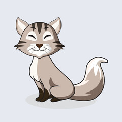 Cat cartoon vector art