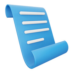 Form document 3d rendering isometric icon.