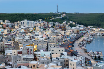 Waian Fishing Harbor in Penghu of Taiwan