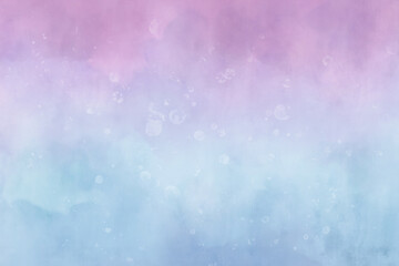 Obraz premium 夢の中をイメージしたような水彩画風の素材