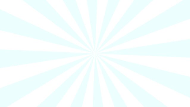 Spirale - Farbf&auml;cher - Strahlen hellblau