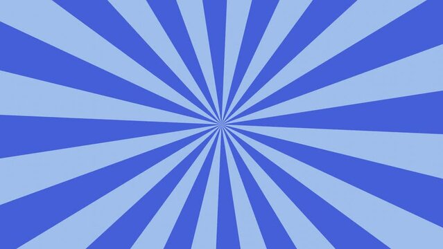 Spirale - Farbf&auml;cher - Strahlen hellblau di&uacute;nkelblau