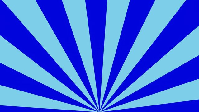 Spirale - Farbf&auml;cher - Strahlen hellblau dunkelblau