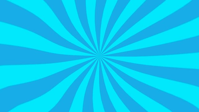 Spirale - Farbf&auml;cher - Strahlen hellblau t&uuml;rkis