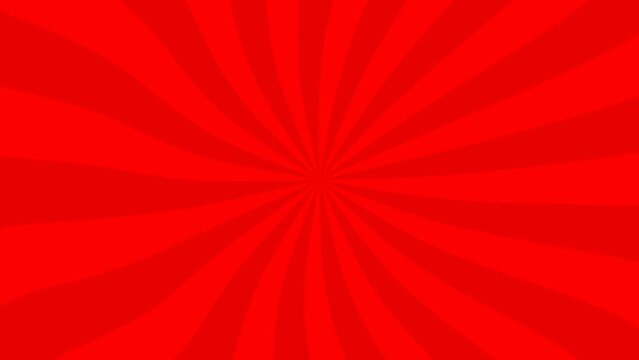 Spirale - Farbf&auml;cher - Strahlen rot