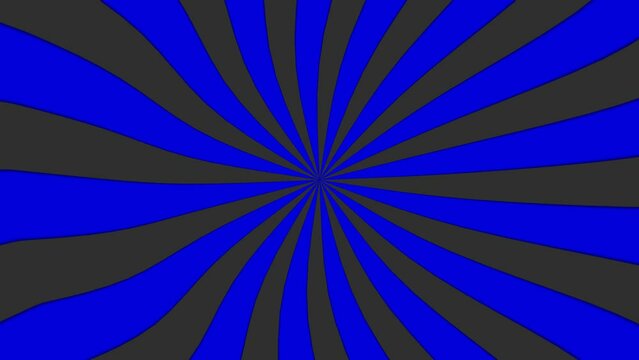 Spirale - Farbf&auml;cher - Strahlen blau grau