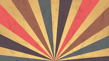 Old vintage sunburst rays background
