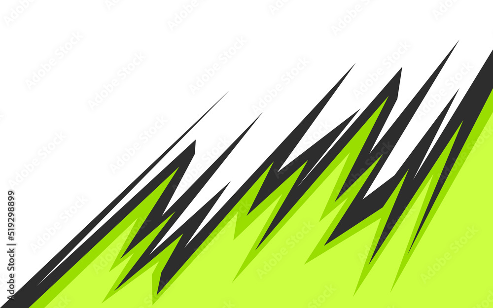 Poster simple background with gradient jagged pattern and with some copy space area