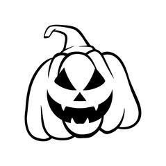 halloween pumpkins Jack O Lanterns faces. pumpkin icon. Scary Halloween pumpkin. 