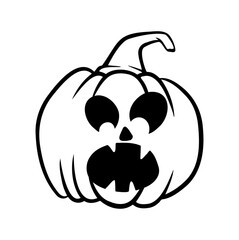 halloween pumpkins Jack O Lanterns faces. pumpkin icon. Scary Halloween pumpkin. 