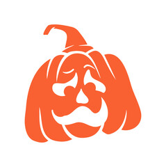 halloween pumpkins Jack O Lanterns faces. pumpkin icon. Scary Halloween pumpkin. 