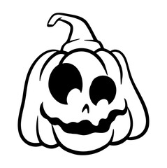 halloween pumpkins Jack O Lanterns faces. pumpkin icon. Scary Halloween pumpkin. 