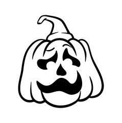 halloween pumpkins Jack O Lanterns faces. pumpkin icon. Scary Halloween pumpkin. 