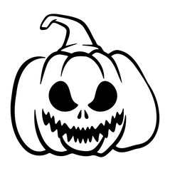 halloween pumpkins Jack O Lanterns faces. pumpkin icon. Scary Halloween pumpkin. 
