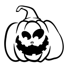 halloween pumpkins Jack O Lanterns faces. pumpkin icon. Scary Halloween pumpkin. 