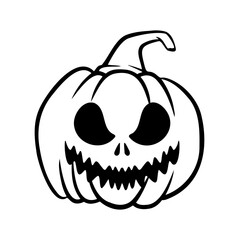 halloween pumpkins Jack O Lanterns faces. pumpkin icon. Scary Halloween pumpkin. 